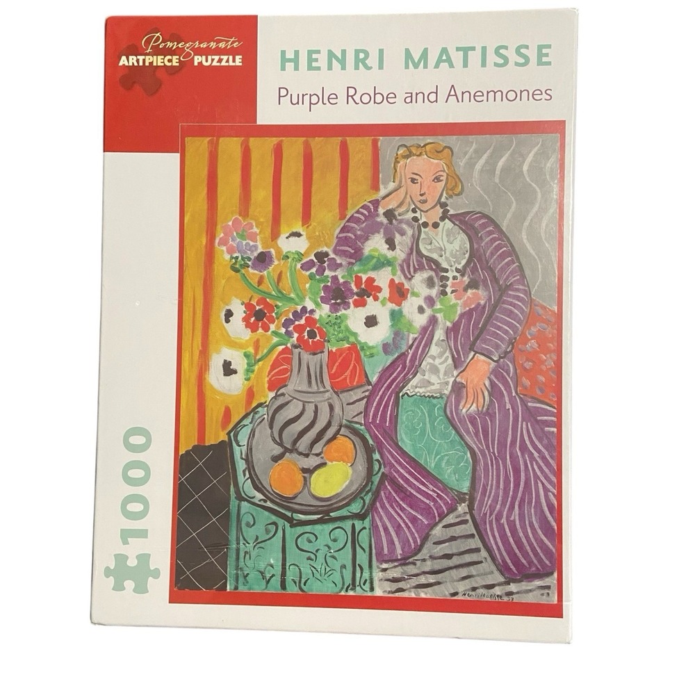 Henri Matisse Purple Robe And Anemones 1000 Piece Jigsaw Puzzle Pomegranate